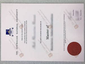 fake Australian National University diploma