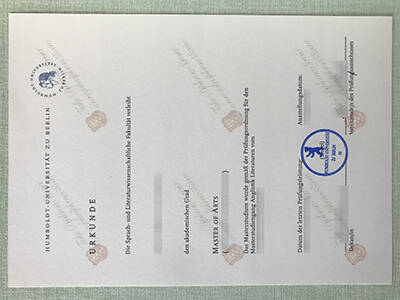 Humboldt University of Berlin Fake Diploma, Fake Humboldt–Universitat zu Berlin Diploma