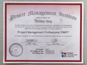 fake PMP Certificate, fake Project Management Professional certificate
