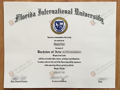 Copy Fake Florida International University Diploma Certificate Online