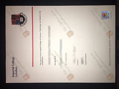 Copy Imperial College London Diploma, Same as original