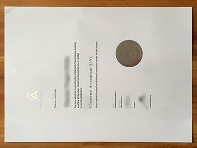 Chartered Accountants Australia And New Zealand Certificate