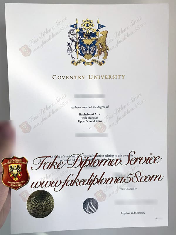 fake Coventry University degree degree diploma