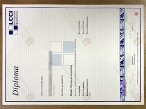 Fake LCCI certificate