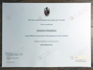 fake Royal Northern College of Music diploma, fake RNCM diploma