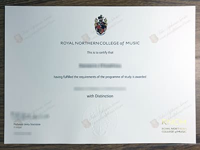 Buy Royal Northern College of Music Diploma, Fake RNCM Degree