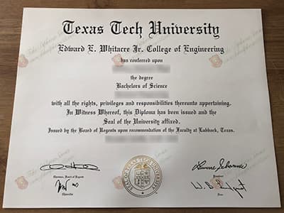 How to Buy a Texas Tech University Diploma Online? TTU Degree