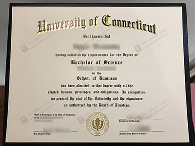 University of Connecticut Diploma, UConn Degree Diploma