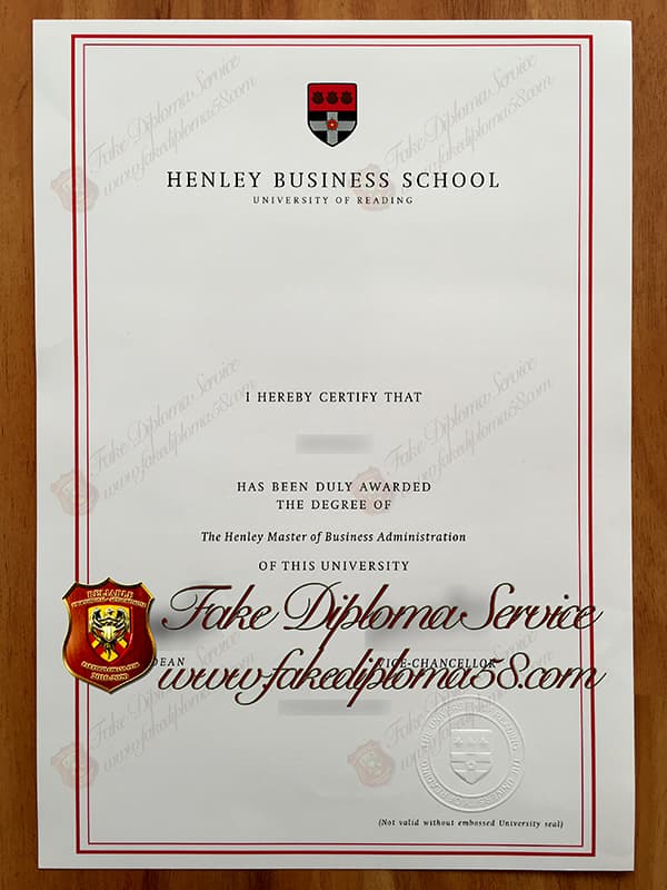 fake Henley Business School degree, fake Henley Business School diploma