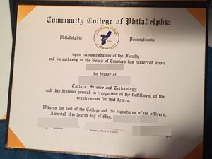 Community College of Philadelphia fake diploma