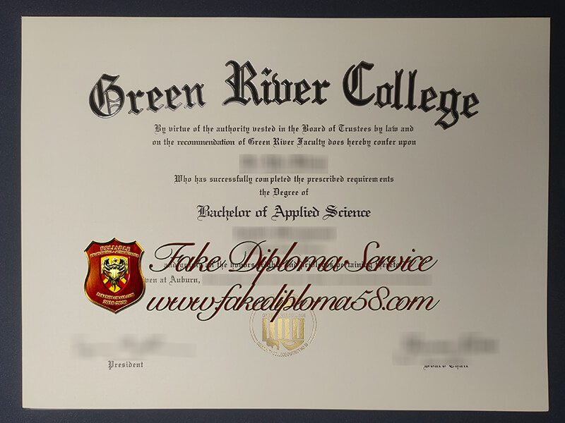 Green River College fake diploma