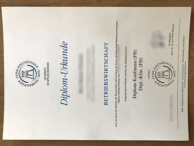 Buy Hamburger Fern Hochschule Diploma, HFH diplom