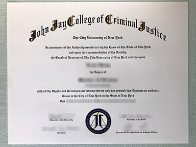 Get John Jay College Criminal Justice diploma Online