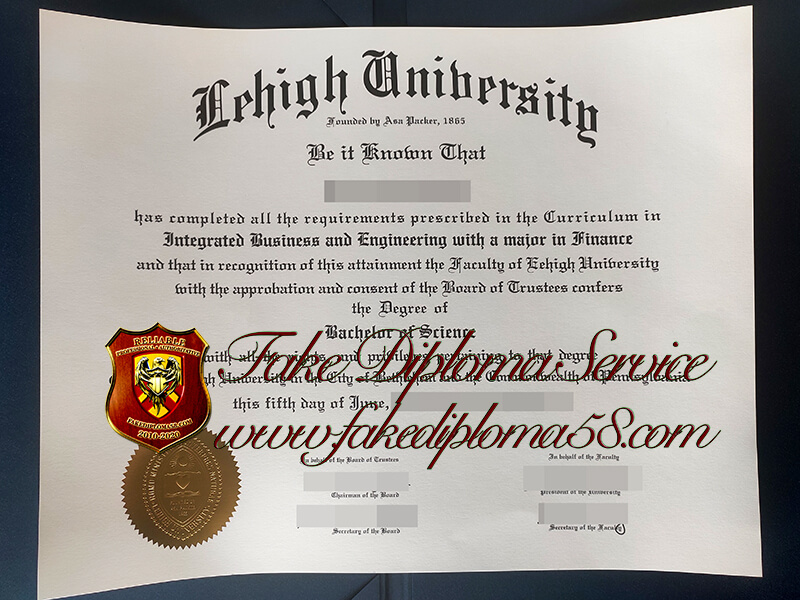 Lehigh University fake diploma, Lehigh University fake degree