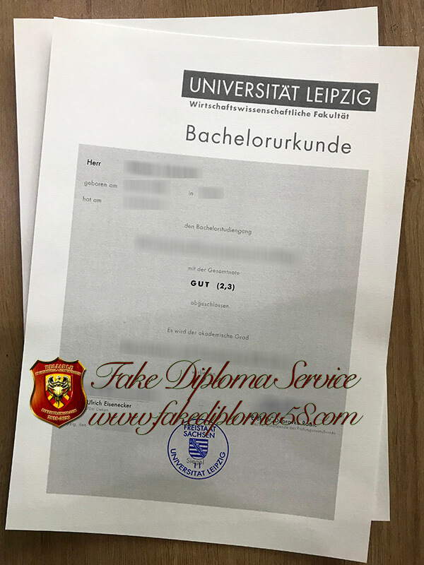 Leipzig University fake diploma, Universität Leipzig diplom
