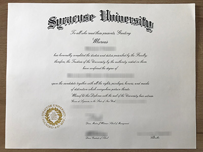Where to Buy a Syracuse University Fake Diploma? SU Diploma