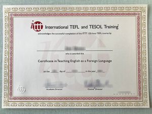 TEFL certificate