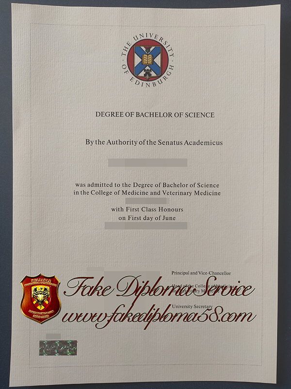 The University of Edinburgh diploma, The University of Edinburgh degree