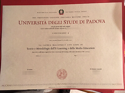 Where to Buy Università degli Studi di Padova Fake Diplomas