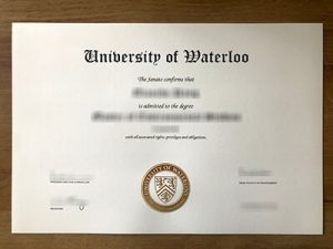 University of Waterloo diploma