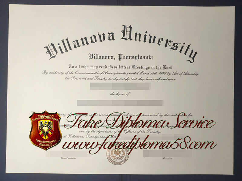 Villanova University fake diploma, Villanova University fake degree
