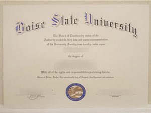 Boise State University degree