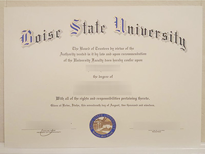 Purchase a phony Boise State University degree quickly online