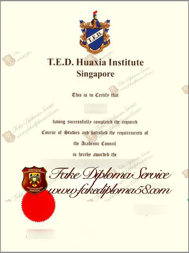 Huaxia Institute Singapore diploma