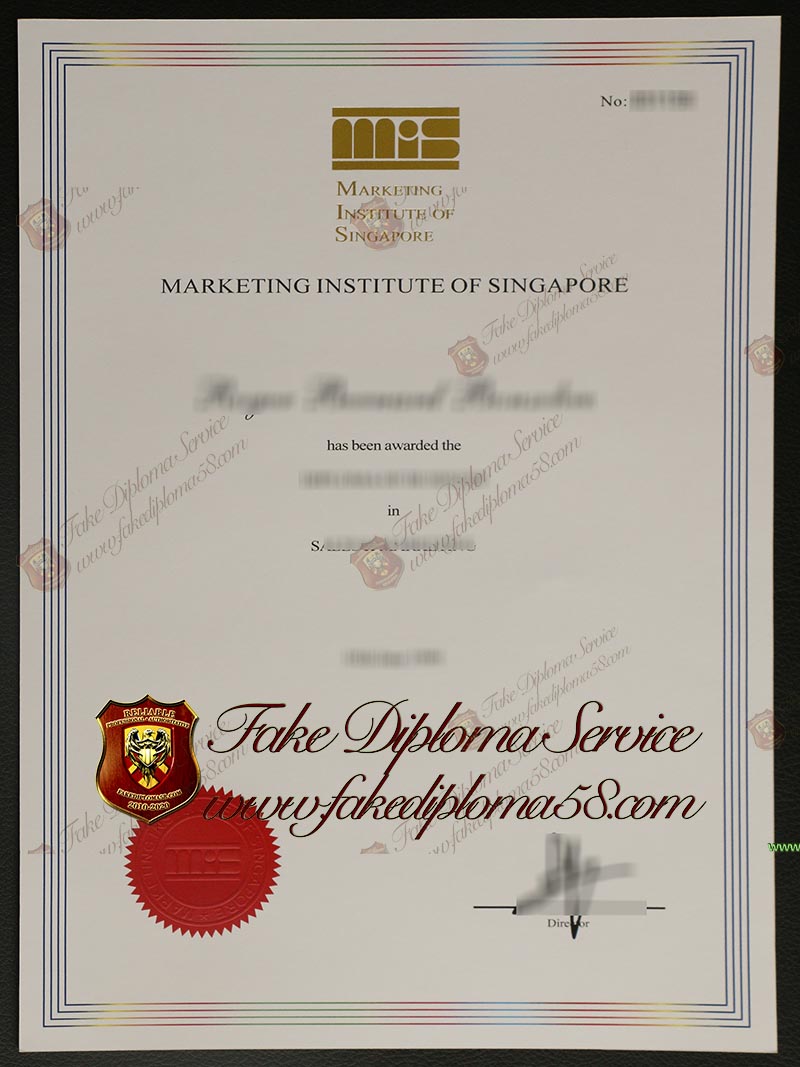 Marketing Institute of Singapore degree