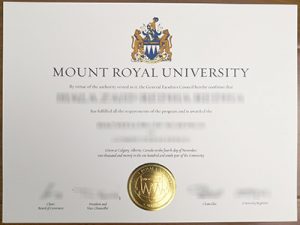 Mount Royal University degree