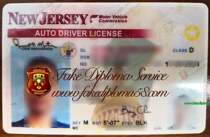 NEW JERSEY driver license