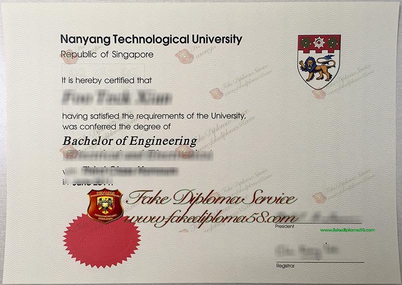 Nanyang Technologicial University diploma