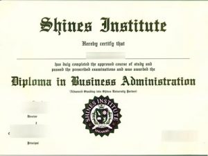 Shines Institute degree