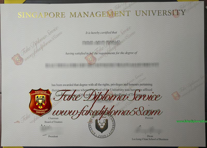 Singapore Management University diploma