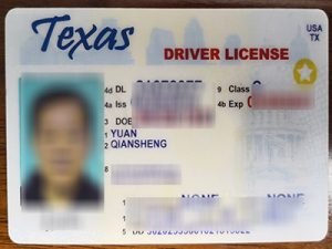 Texax drivers license