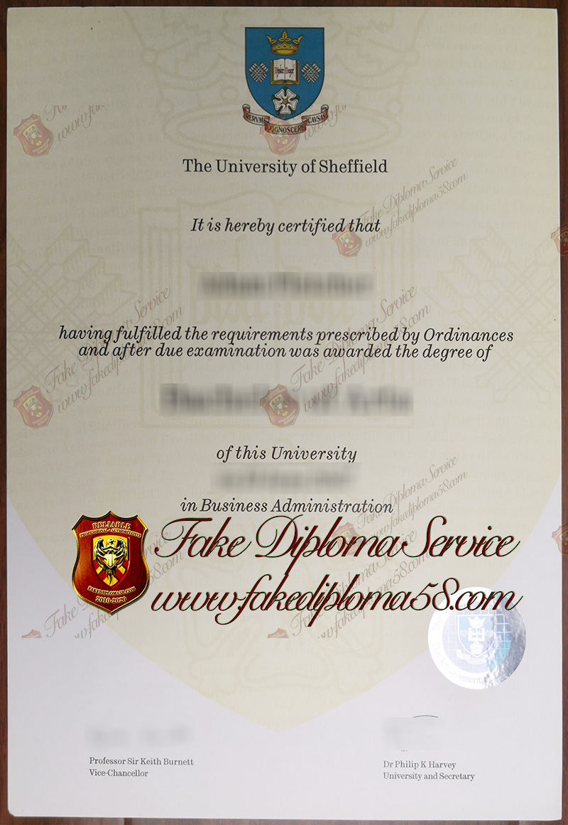 The University of Sheffield diploma