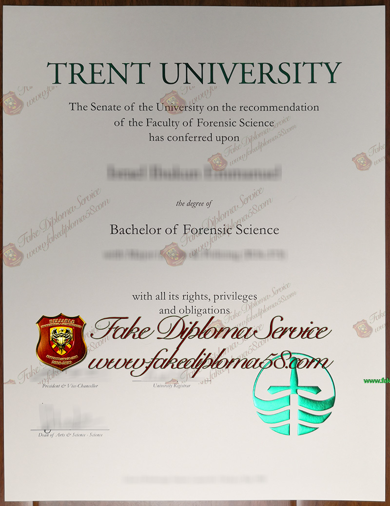 Trent University diploma