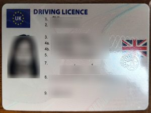 UK driver license