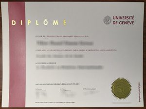 Universite DEGENEVE degree