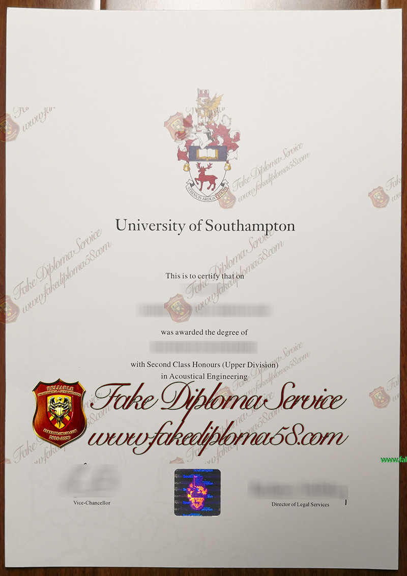 University of Southampton diploma