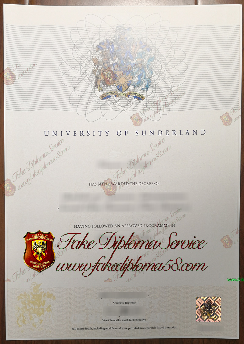 university of sunderland degree