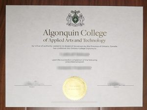 Algonquin College of Applied Arts and Technology degree