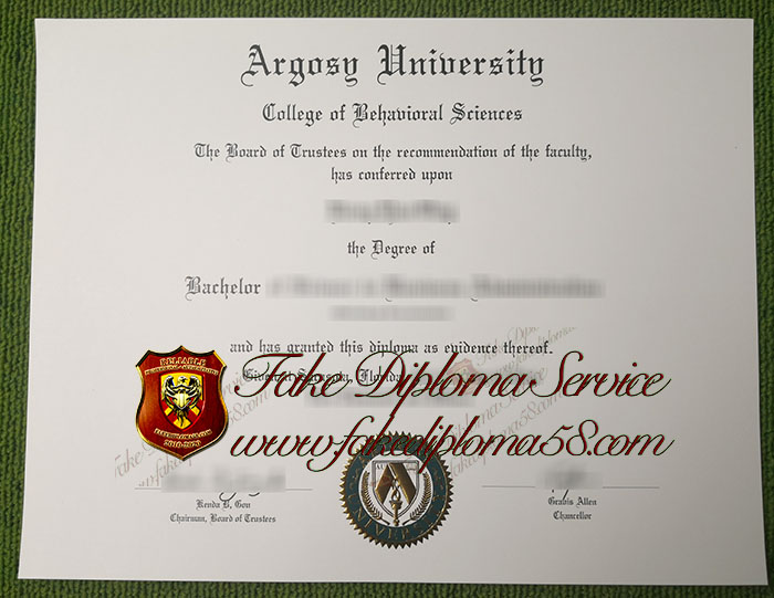 Argosy University diploma