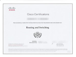 CCIE certificate
