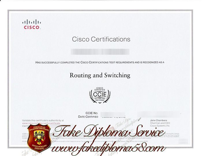 CCIE certificate