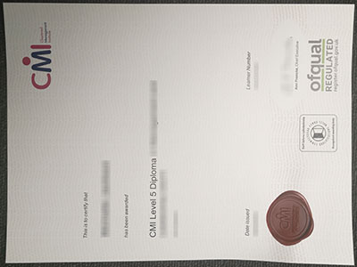 How to purchase a fake CMI Level 5 diploma certificate quickly