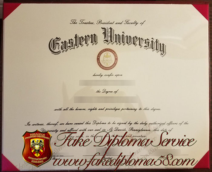 Eastern University diploma