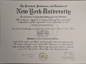 New Youk University degree