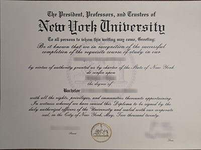 How to purchase a fake New York University degree quickly and safely