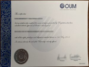 OUM degree